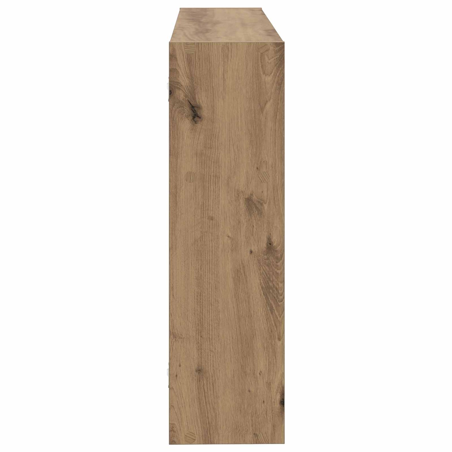 vidaXL Wall Shelf Wall-Mounted Brown 95 x 20 x 69.5 cm Engineered Wood