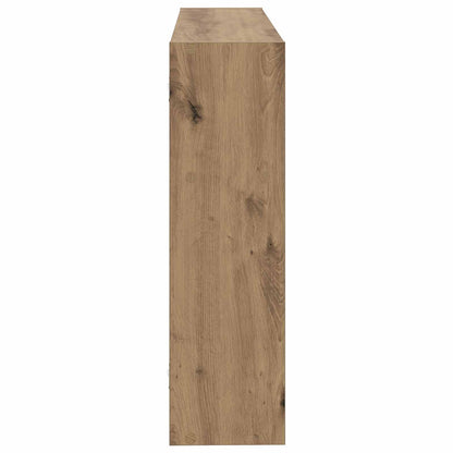vidaXL Wall Shelf Wall-Mounted Brown 95 x 20 x 69.5 cm Engineered Wood