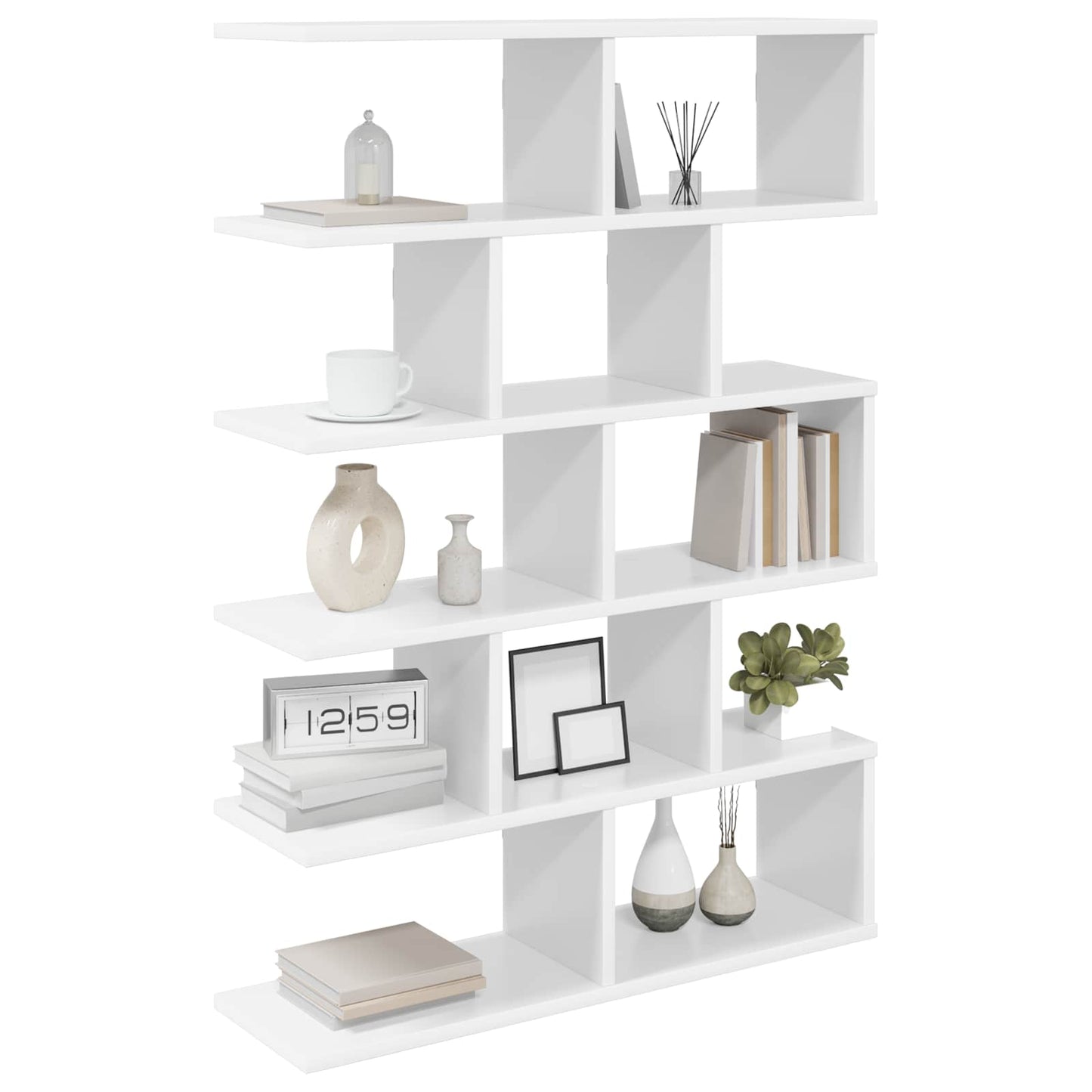 vidaXL Wall Shelf White 70 x 20 x 100 cm Engineered Wood