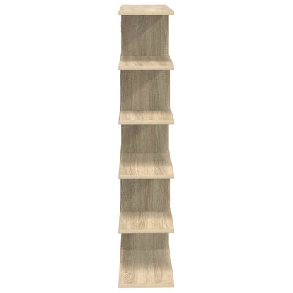 vidaXL Wall Shelf Sonoma Oak 70 x 20 x 100 cm Engineered Wood