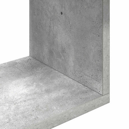 vidaXL Wall Shelf Concrete Grey 70 x 20 x 100 cm Engineered Wood
