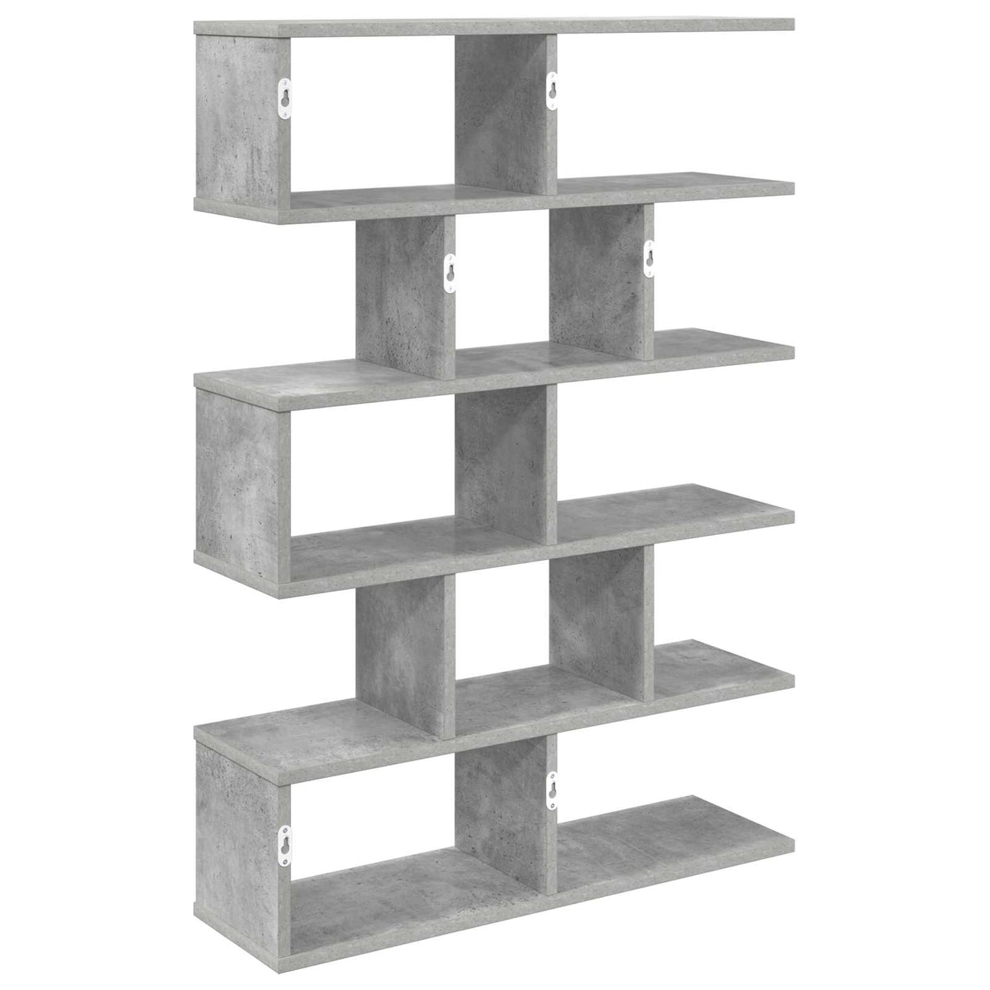 vidaXL Wall Shelf Concrete Grey 70 x 20 x 100 cm Engineered Wood