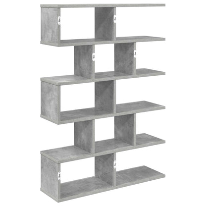 vidaXL Wall Shelf Concrete Grey 70 x 20 x 100 cm Engineered Wood