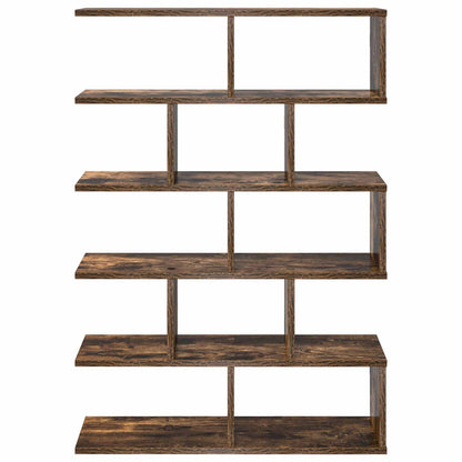 vidaXL Wall Shelf Smoked Oak 70 x 20 x 100 cm Engineered Wood