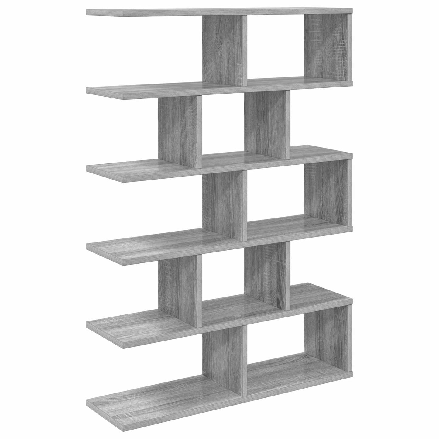vidaXL Wall Shelf Grey Sonoma 70 x 20 x 100 cm Engineered Wood