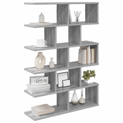 vidaXL Wall Shelf Grey Sonoma 70 x 20 x 100 cm Engineered Wood
