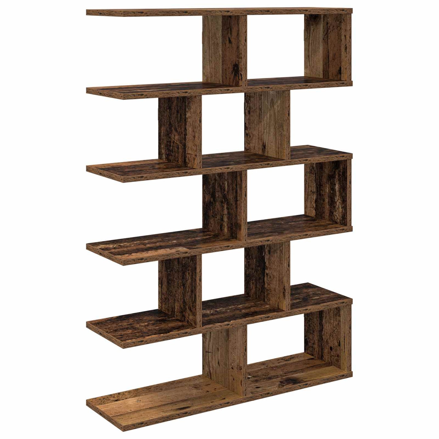 vidaXL Wall Shelf Old Wood 70 x 20 x 100 cm Engineered Wood