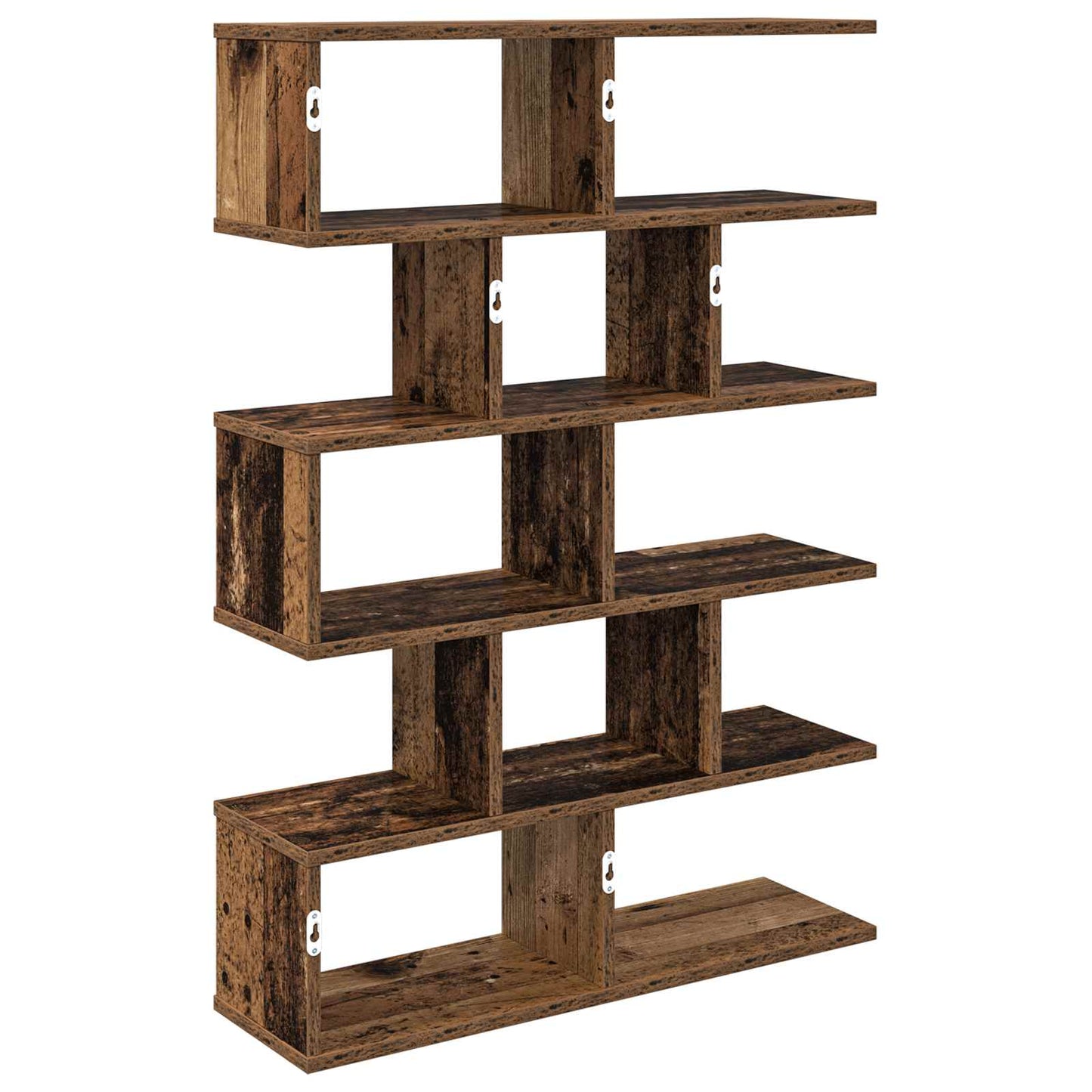vidaXL Wall Shelf Old Wood 70 x 20 x 100 cm Engineered Wood
