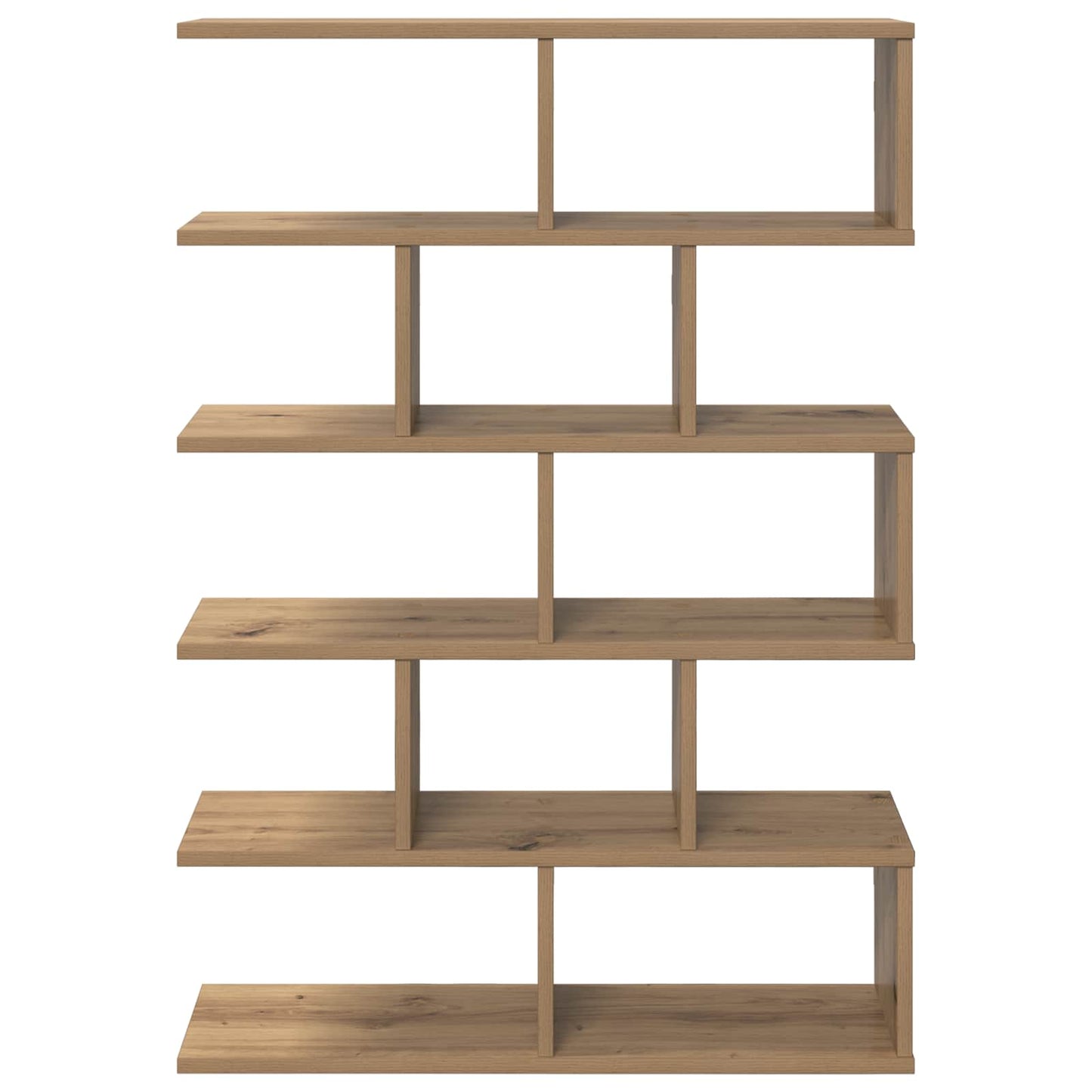 vidaXL Wall Shelf Artisan Oak 70 x 20 x 100 cm Engineered Wood