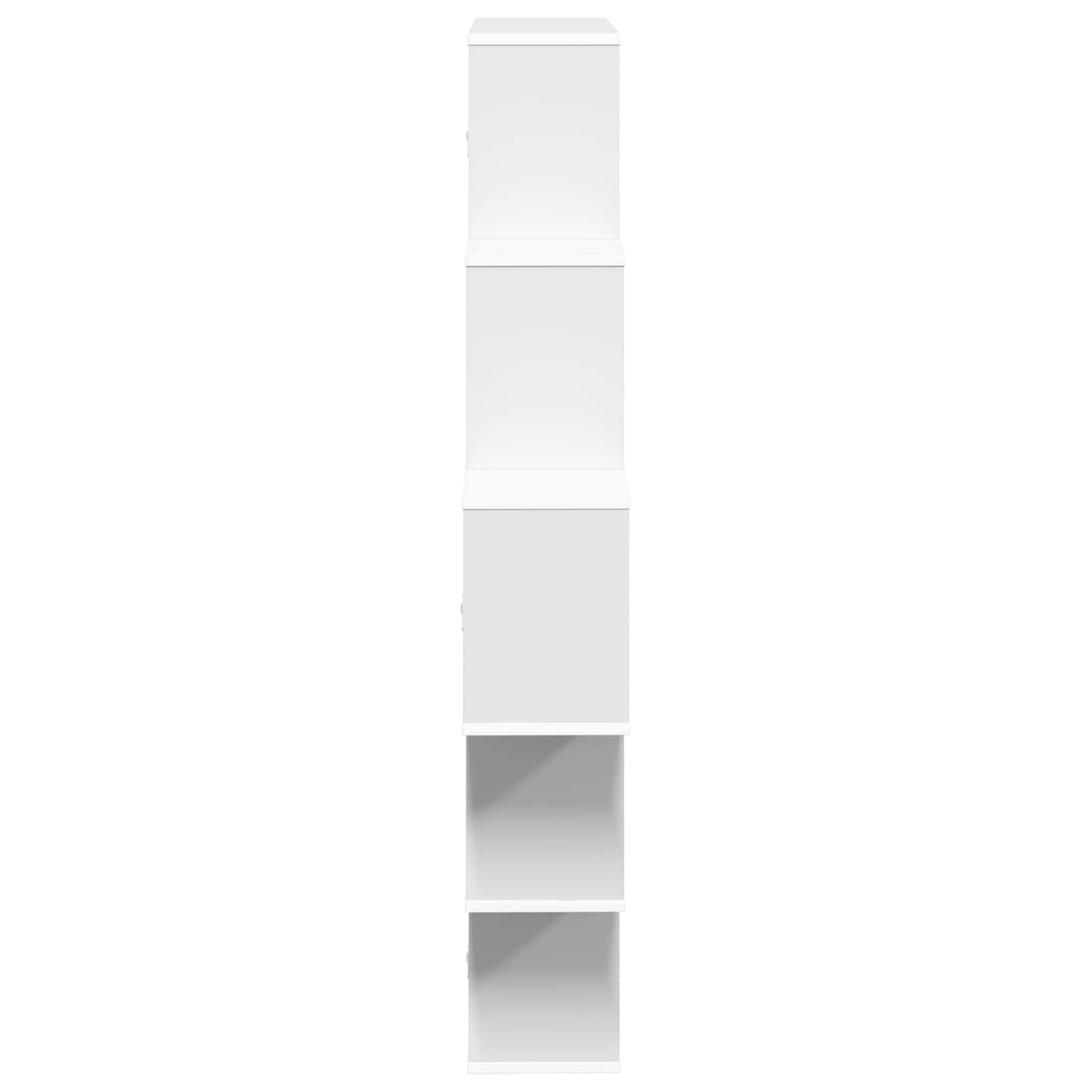 vidaXL Wall Shelf White 120 x 20 x 136 cm Engineered Wood
