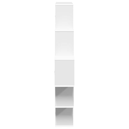 vidaXL Wall Shelf White 120 x 20 x 136 cm Engineered Wood