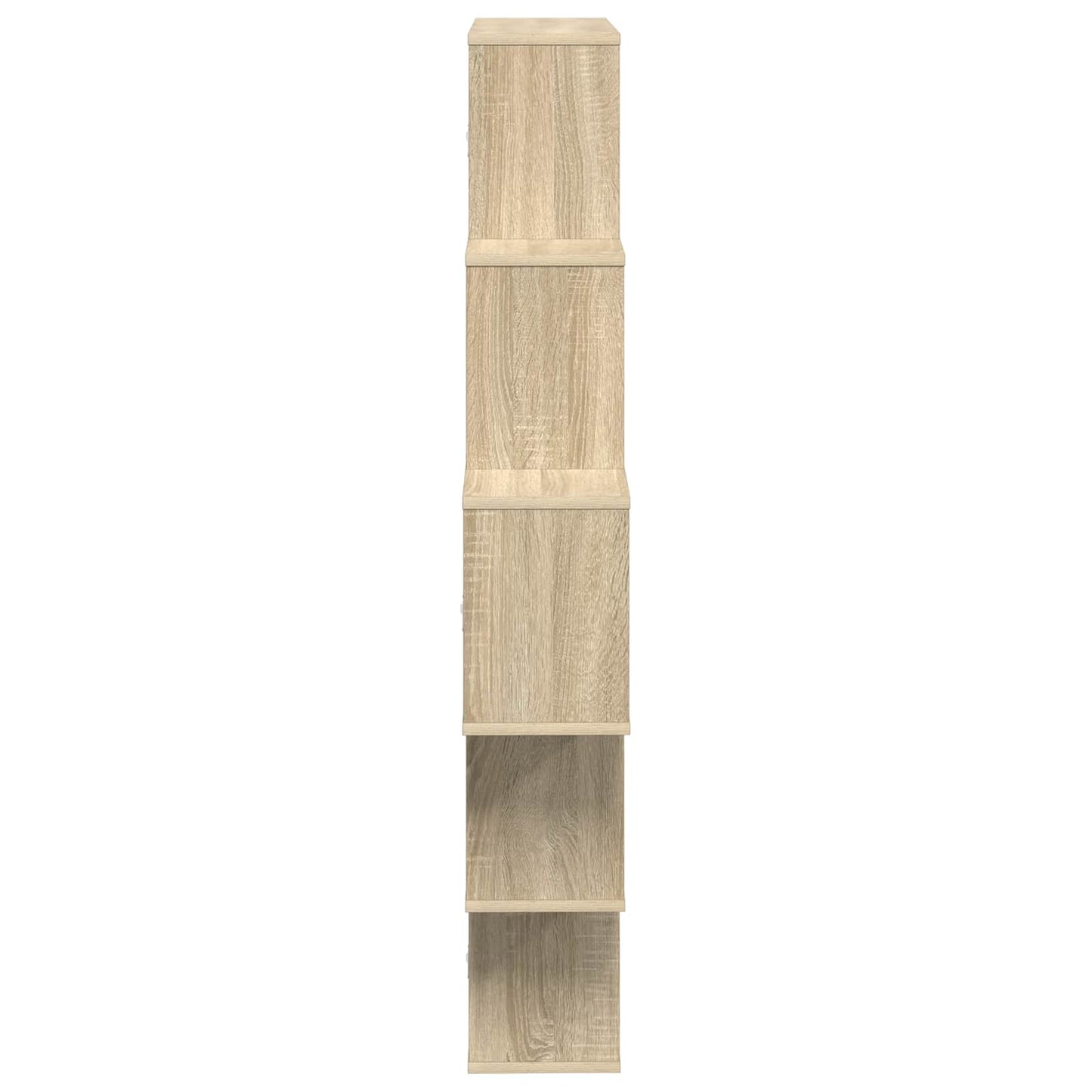 vidaXL Wall Shelf Sonoma Oak 120 x 20 x 136 cm Engineered Wood