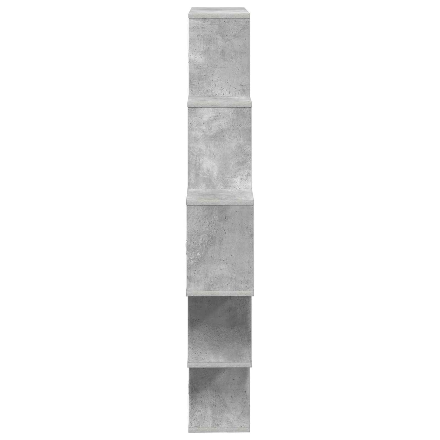 vidaXL Wall Shelf Concrete Grey 120 x 20 x 136 cm Engineered Wood