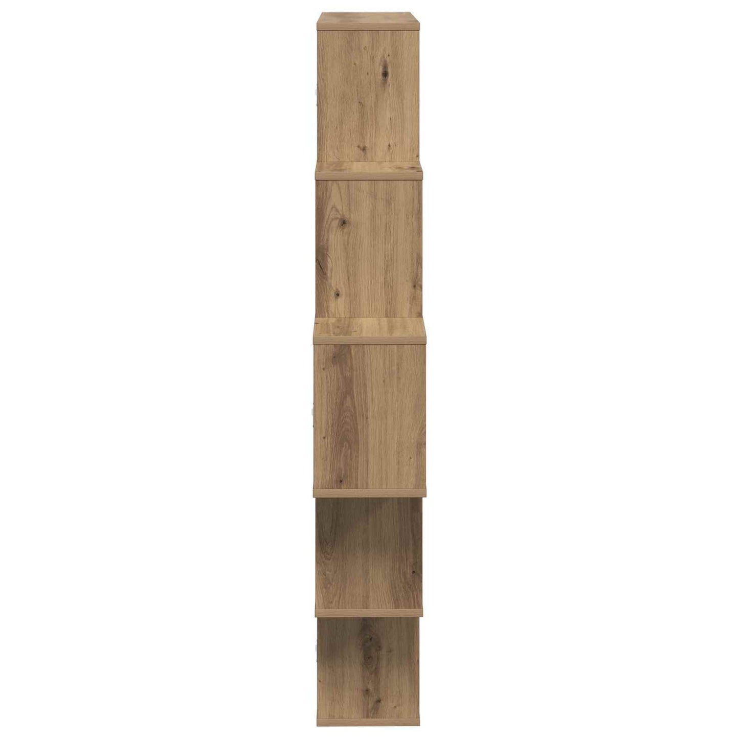 vidaXL Wall Shelf Artisan Oak 120 x 20 x 136 cm Engineered Wood