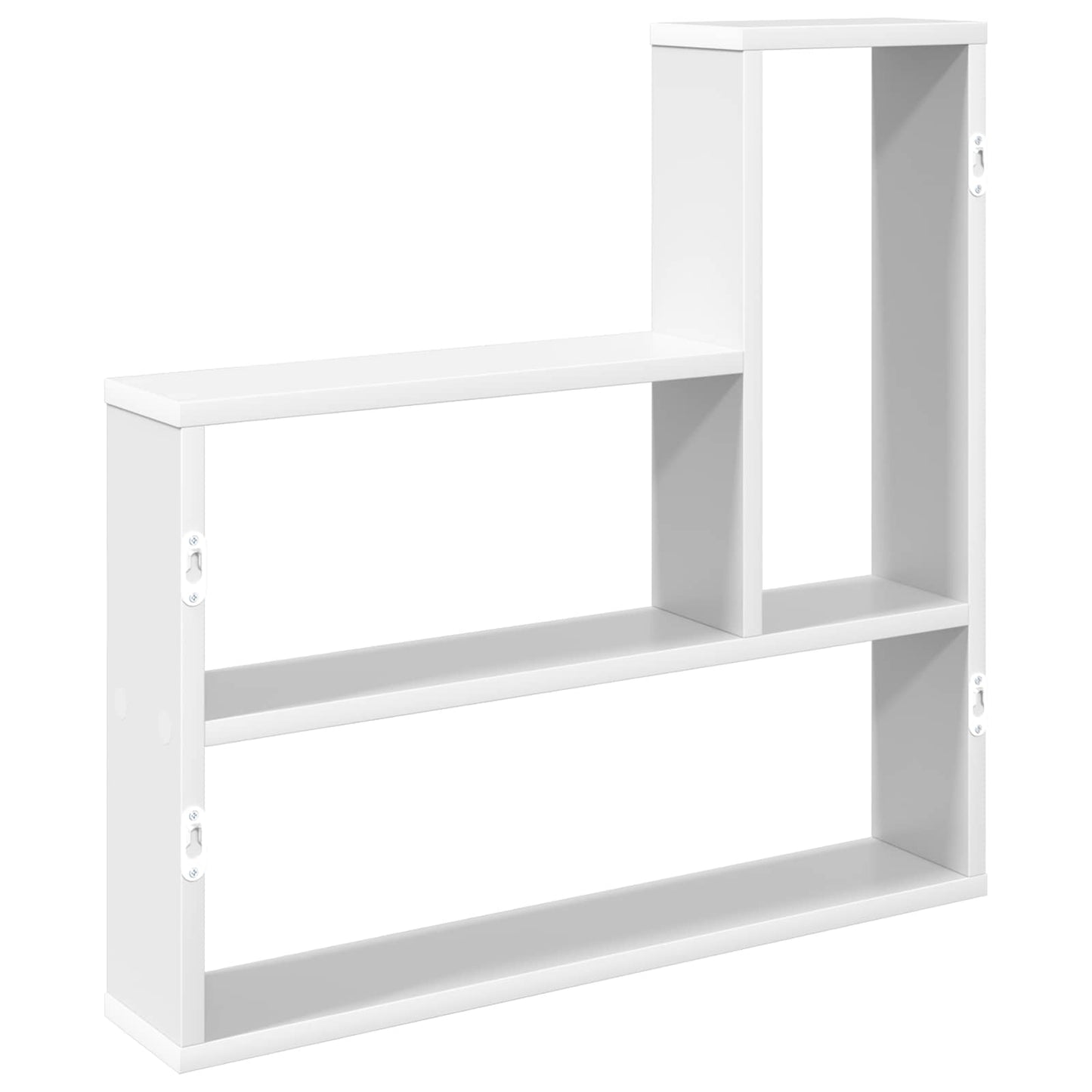 vidaXL Wall Shelf White 60 x 11 x 60 cm Engineered Wood