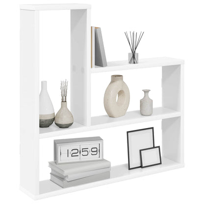 vidaXL Wall Shelf White 60 x 11 x 60 cm Engineered Wood