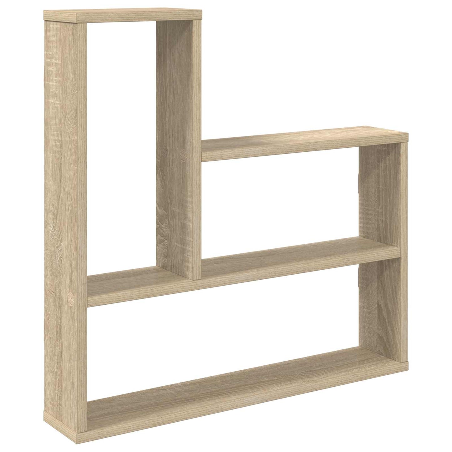 vidaXL Wall Shelf Sonoma Oak 60 x 11 x 60 cm Engineered Wood