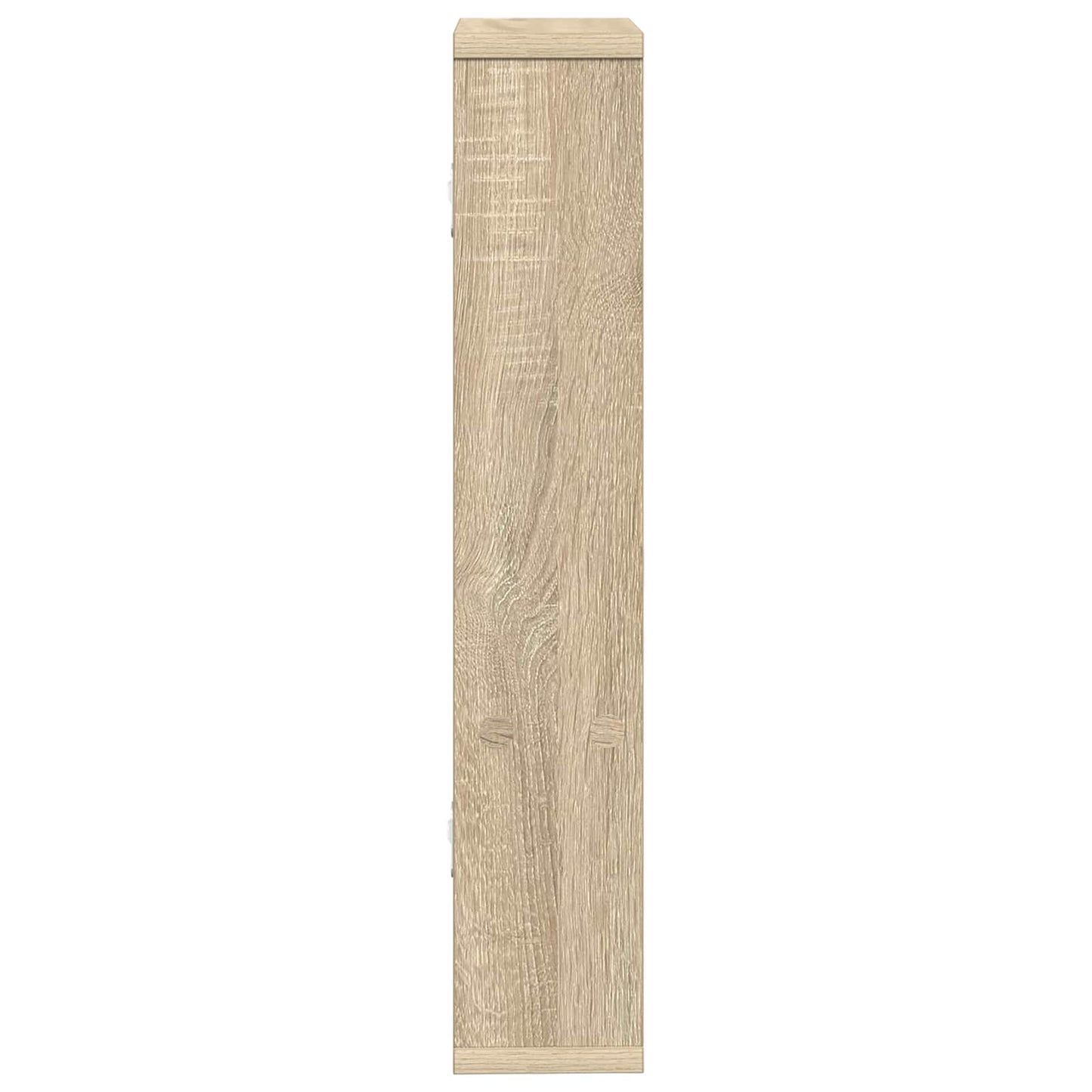 vidaXL Wall Shelf Sonoma Oak 60 x 11 x 60 cm Engineered Wood