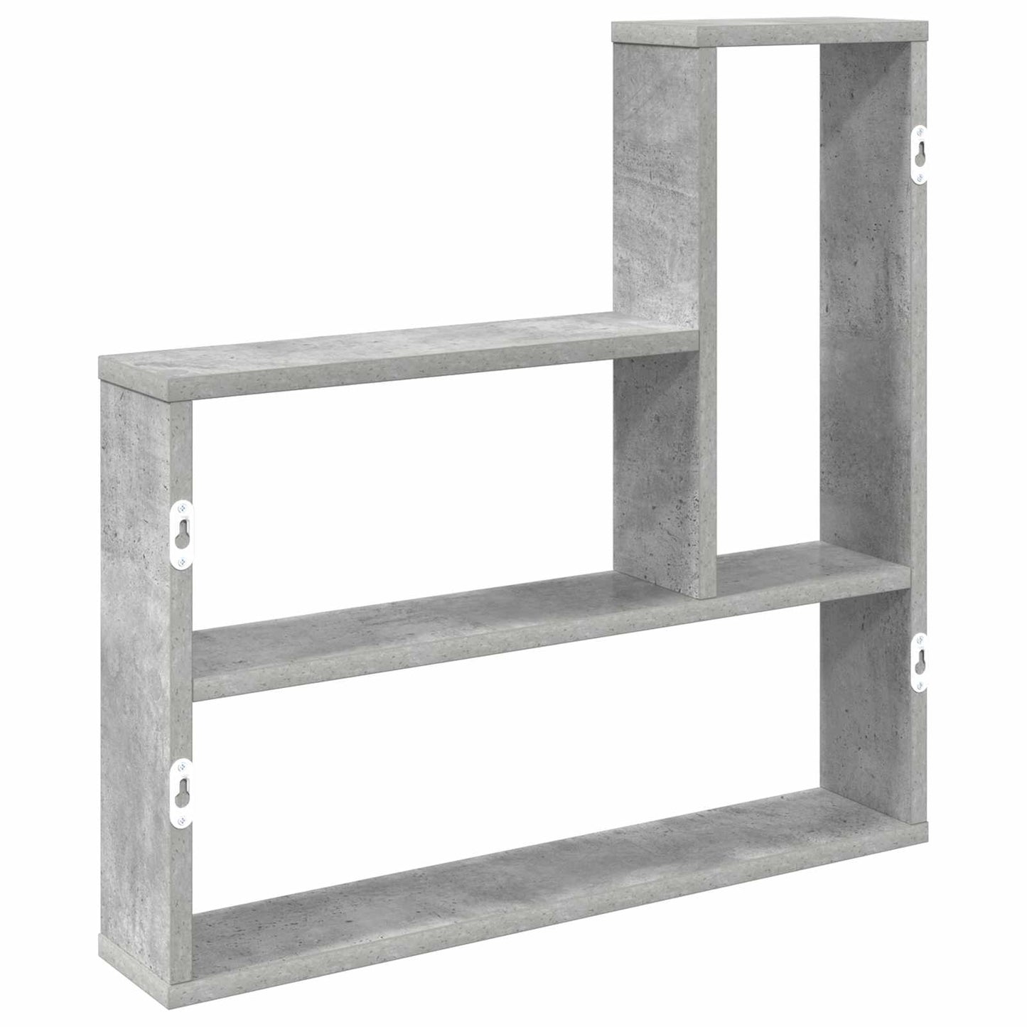 vidaXL Wall Shelf Concrete Grey 60 x 11 x 60 cm Engineered Wood
