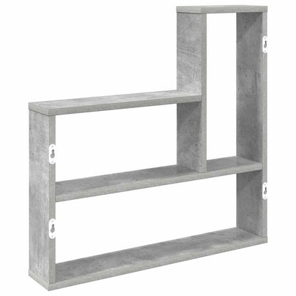vidaXL Wall Shelf Concrete Grey 60 x 11 x 60 cm Engineered Wood