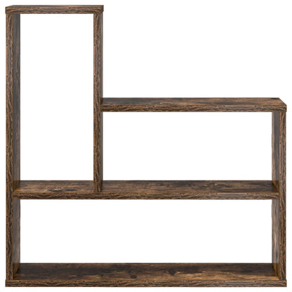 vidaXL Wall Shelf Smoked Oak 60 x 11 x 60 cm Engineered Wood
