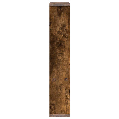 vidaXL Wall Shelf Smoked Oak 60 x 11 x 60 cm Engineered Wood