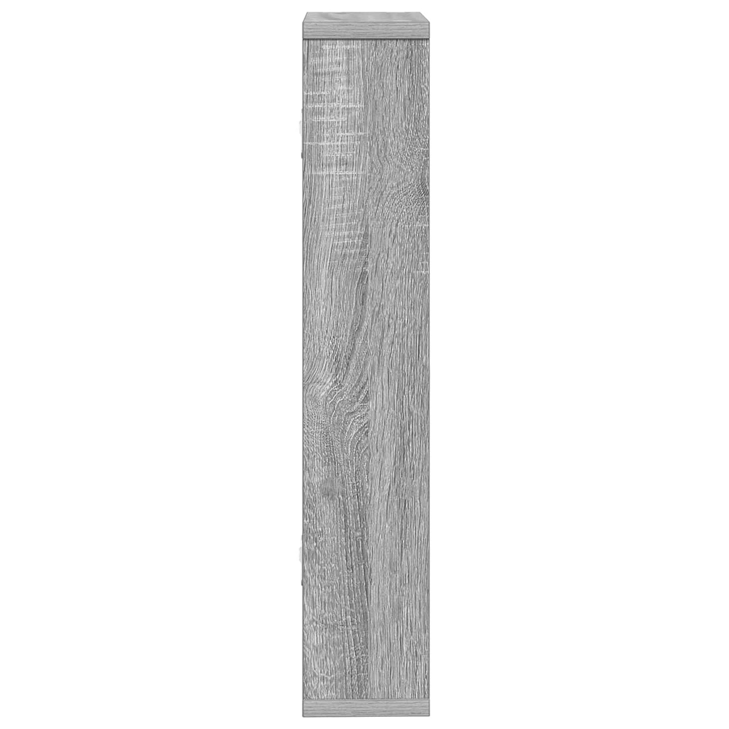 vidaXL Wall Shelf Grey Sonoma 60 x 11 x 60 cm Engineered Wood