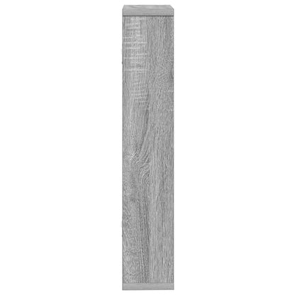 vidaXL Wall Shelf Grey Sonoma 60 x 11 x 60 cm Engineered Wood