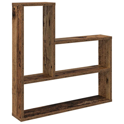 vidaXL Wall Shelf Old Wood 60 x 11 x 60 cm Engineered Wood