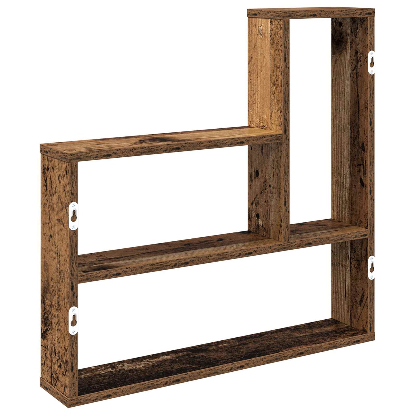 vidaXL Wall Shelf Old Wood 60 x 11 x 60 cm Engineered Wood