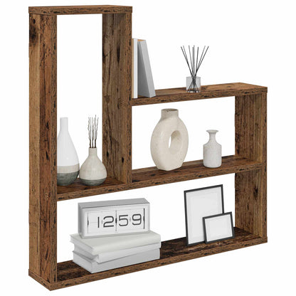 vidaXL Wall Shelf Old Wood 60 x 11 x 60 cm Engineered Wood