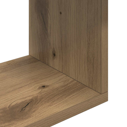 vidaXL Wall Shelf Artisan Oak 60 x 11 x 60 cm Engineered Wood