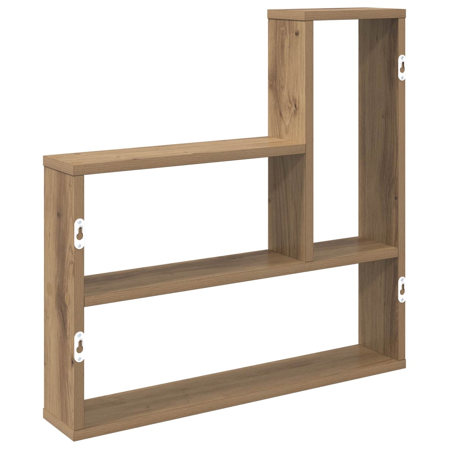 vidaXL Wall Shelf Artisan Oak 60 x 11 x 60 cm Engineered Wood