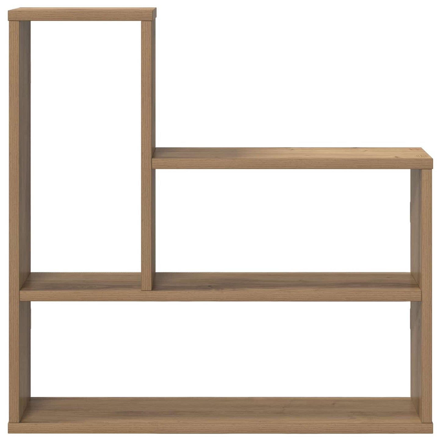 vidaXL Wall Shelf Artisan Oak 60 x 11 x 60 cm Engineered Wood