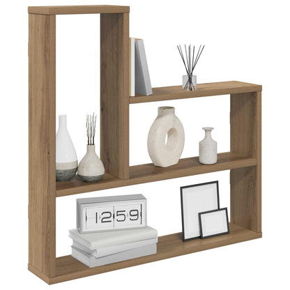 vidaXL Wall Shelf Artisan Oak 60 x 11 x 60 cm Engineered Wood