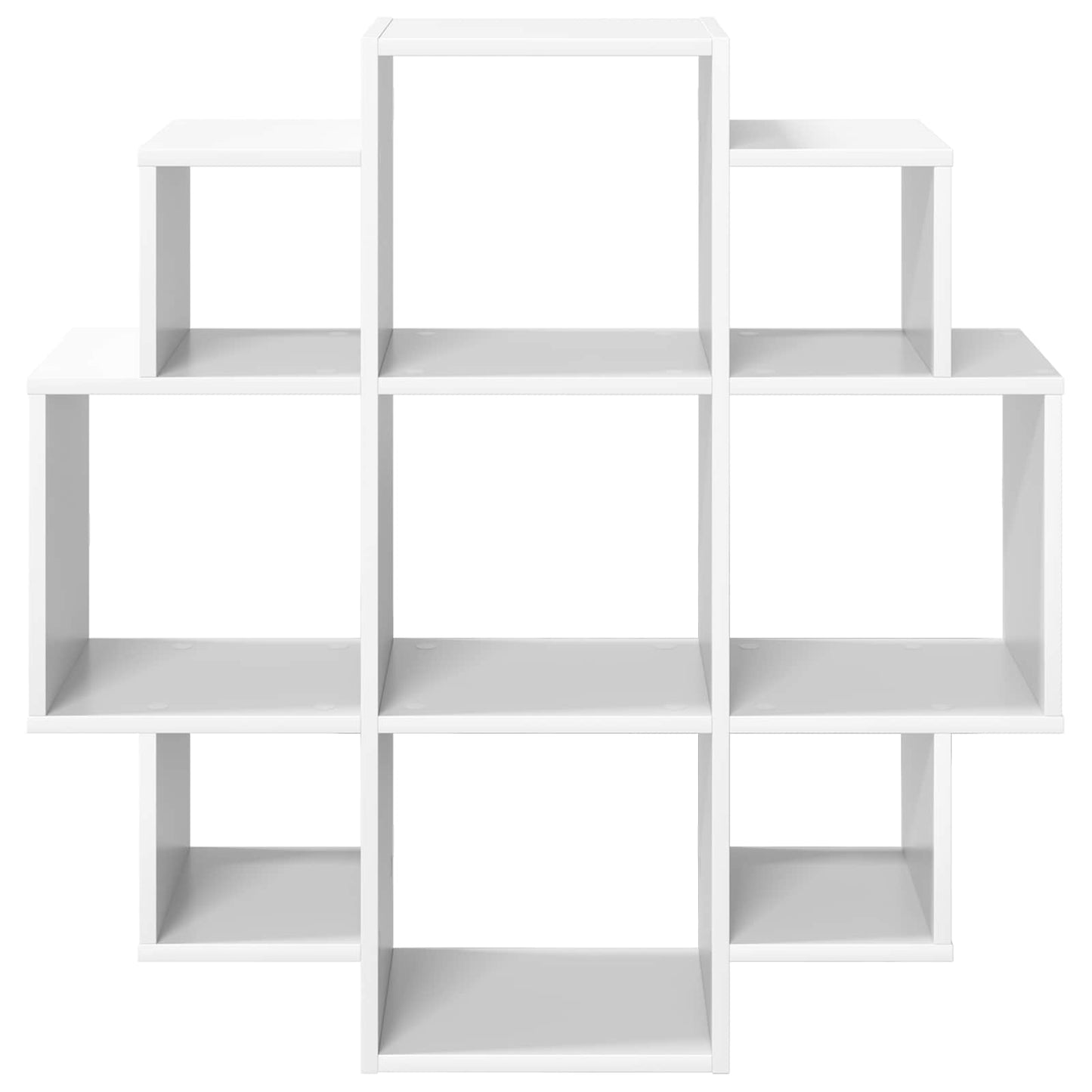 vidaXL Wall Shelf White 90 x 25 x 90 cm Engineered Wood