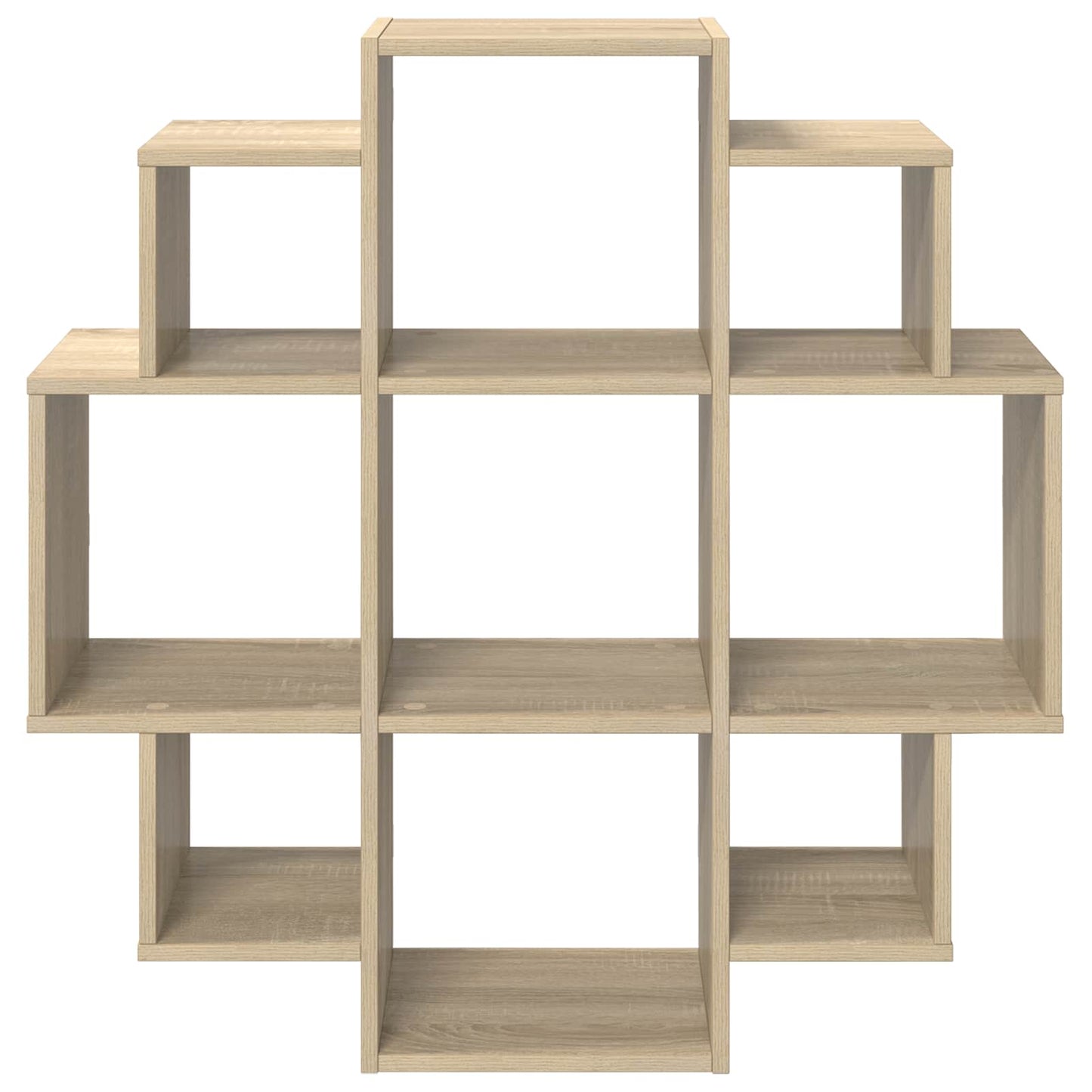 vidaXL Wall Shelf Sonoma Oak 90 x 25 x 90 cm Engineered Wood