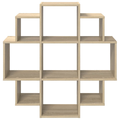 vidaXL Wall Shelf Sonoma Oak 90 x 25 x 90 cm Engineered Wood
