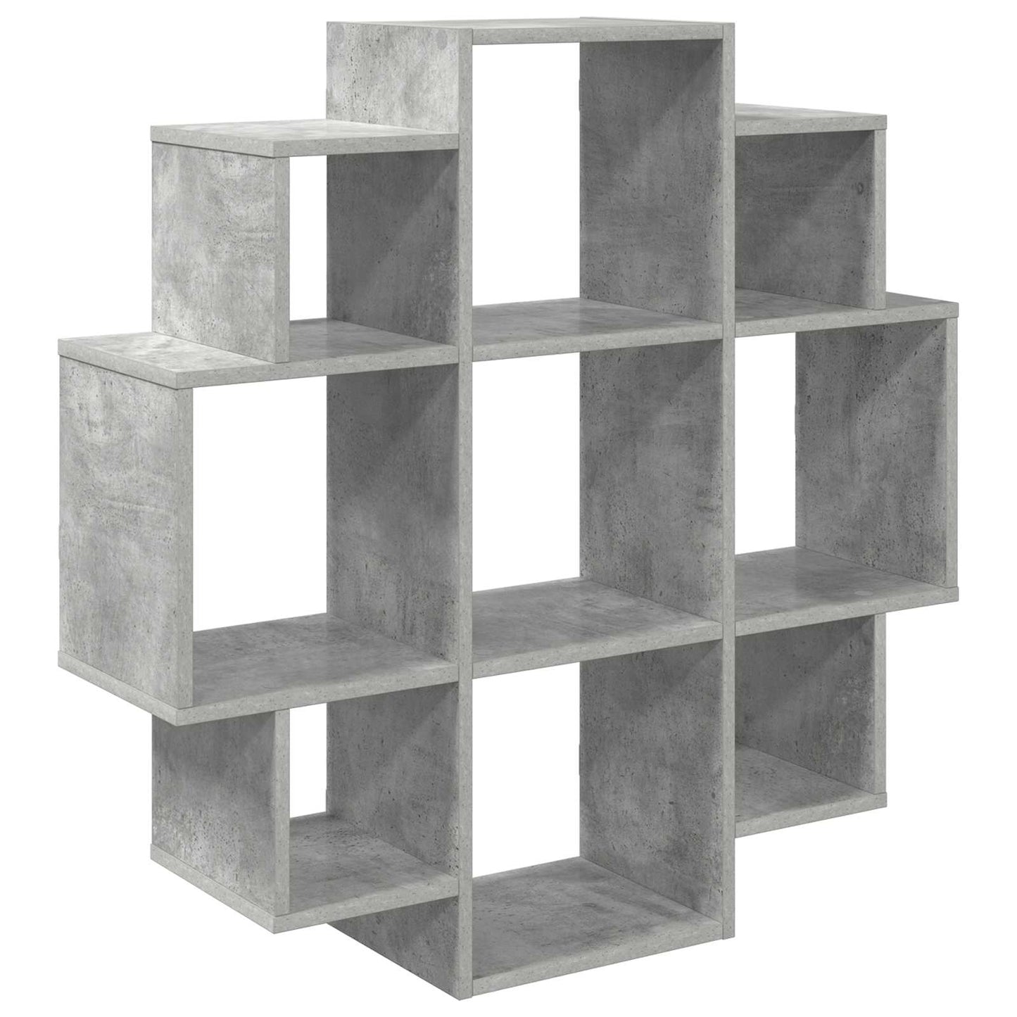 vidaXL Wall Shelf Concrete Grey 90 x 25 x 90 cm Engineered Wood