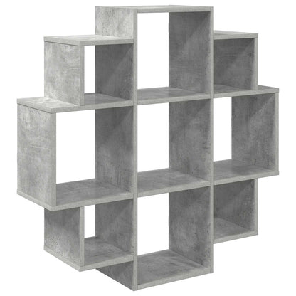 vidaXL Wall Shelf Concrete Grey 90 x 25 x 90 cm Engineered Wood