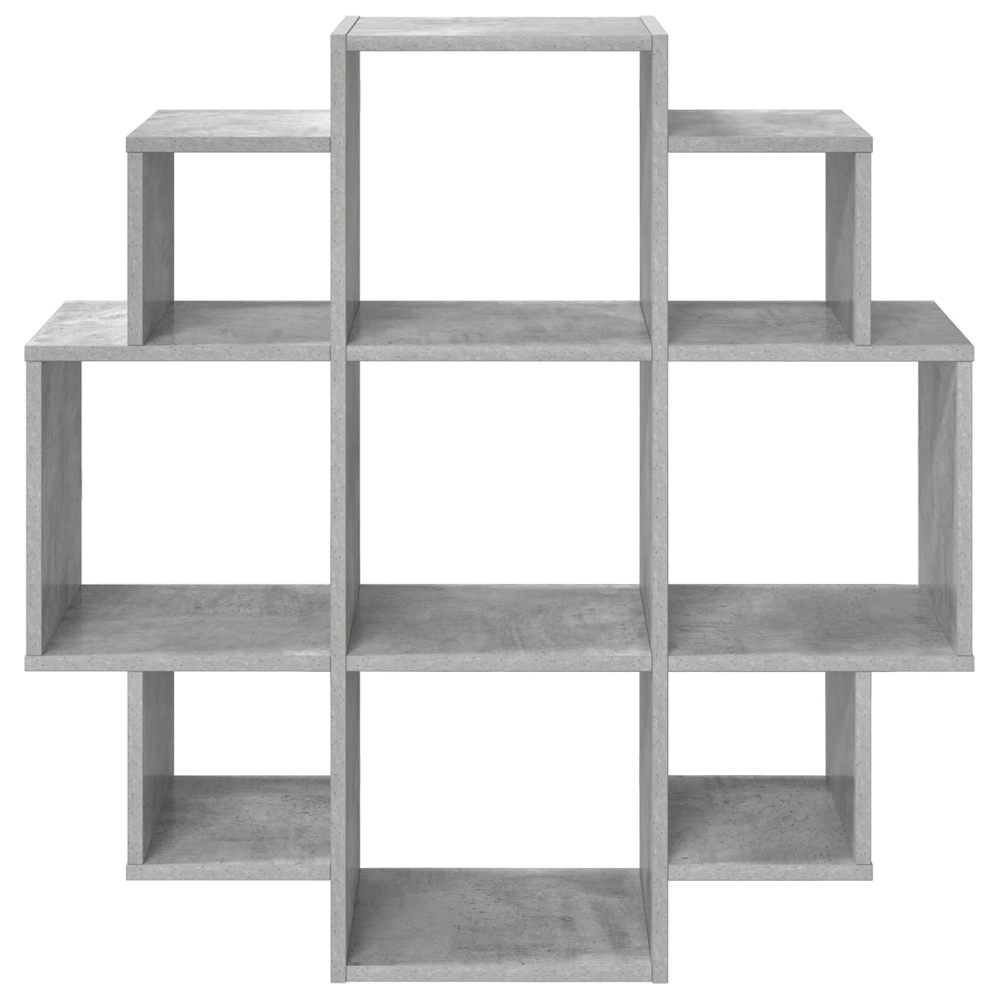 vidaXL Wall Shelf Concrete Grey 90 x 25 x 90 cm Engineered Wood