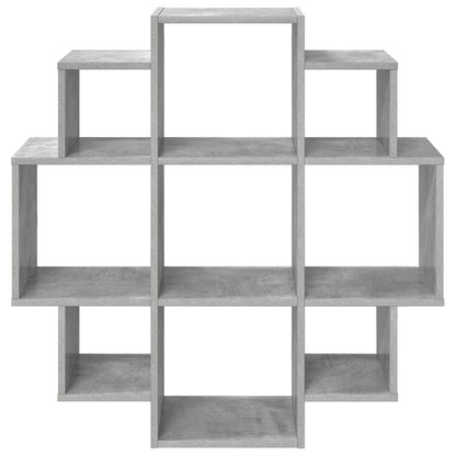 vidaXL Wall Shelf Concrete Grey 90 x 25 x 90 cm Engineered Wood