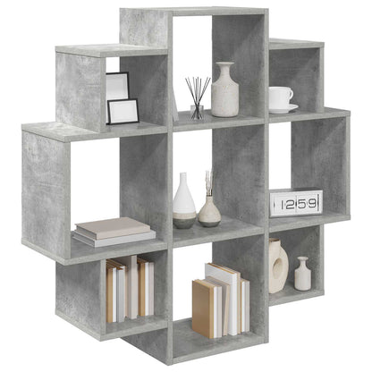 vidaXL Wall Shelf Concrete Grey 90 x 25 x 90 cm Engineered Wood