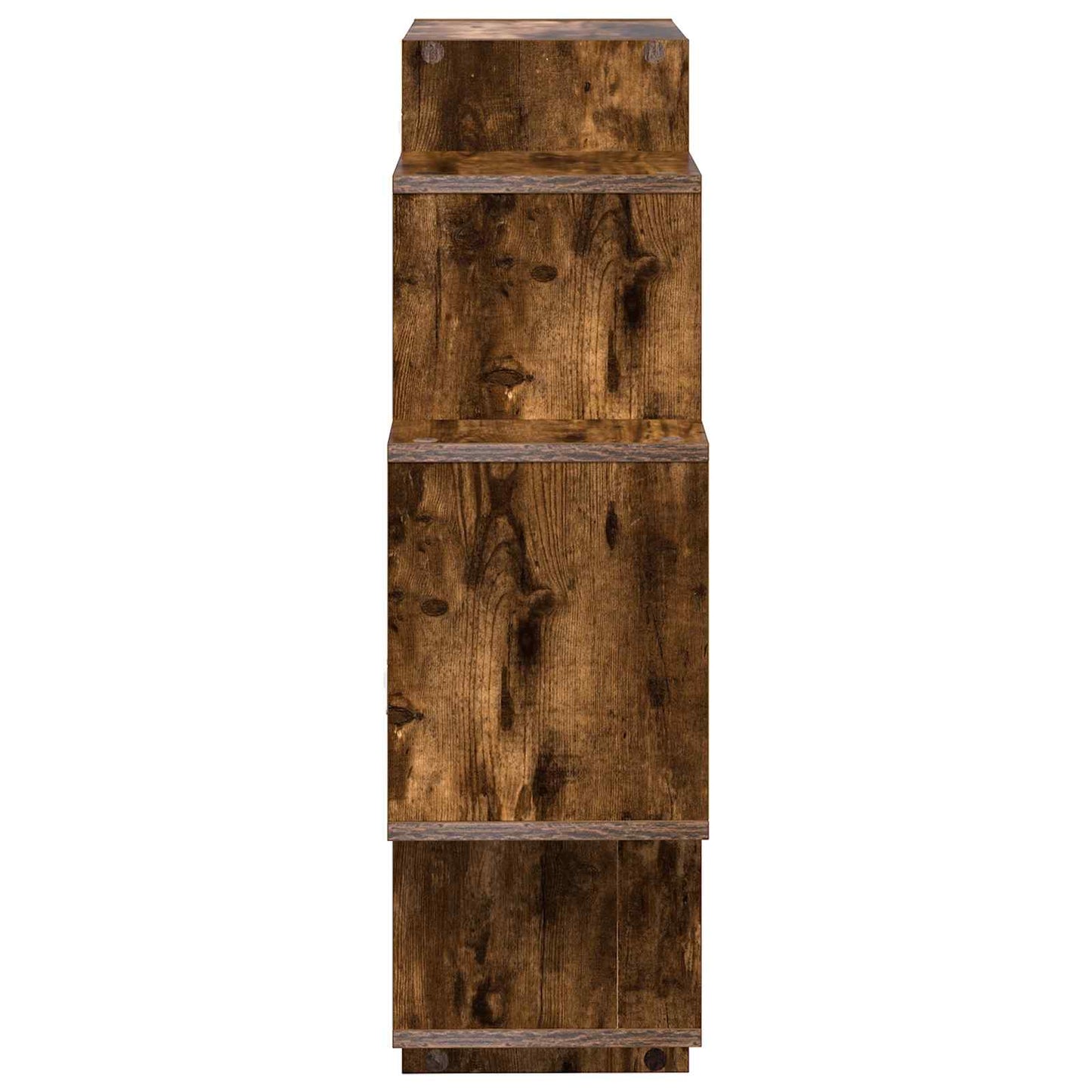 vidaXL Wall Shelf Smoked Oak 90 x 25 x 90 cm Engineered Wood
