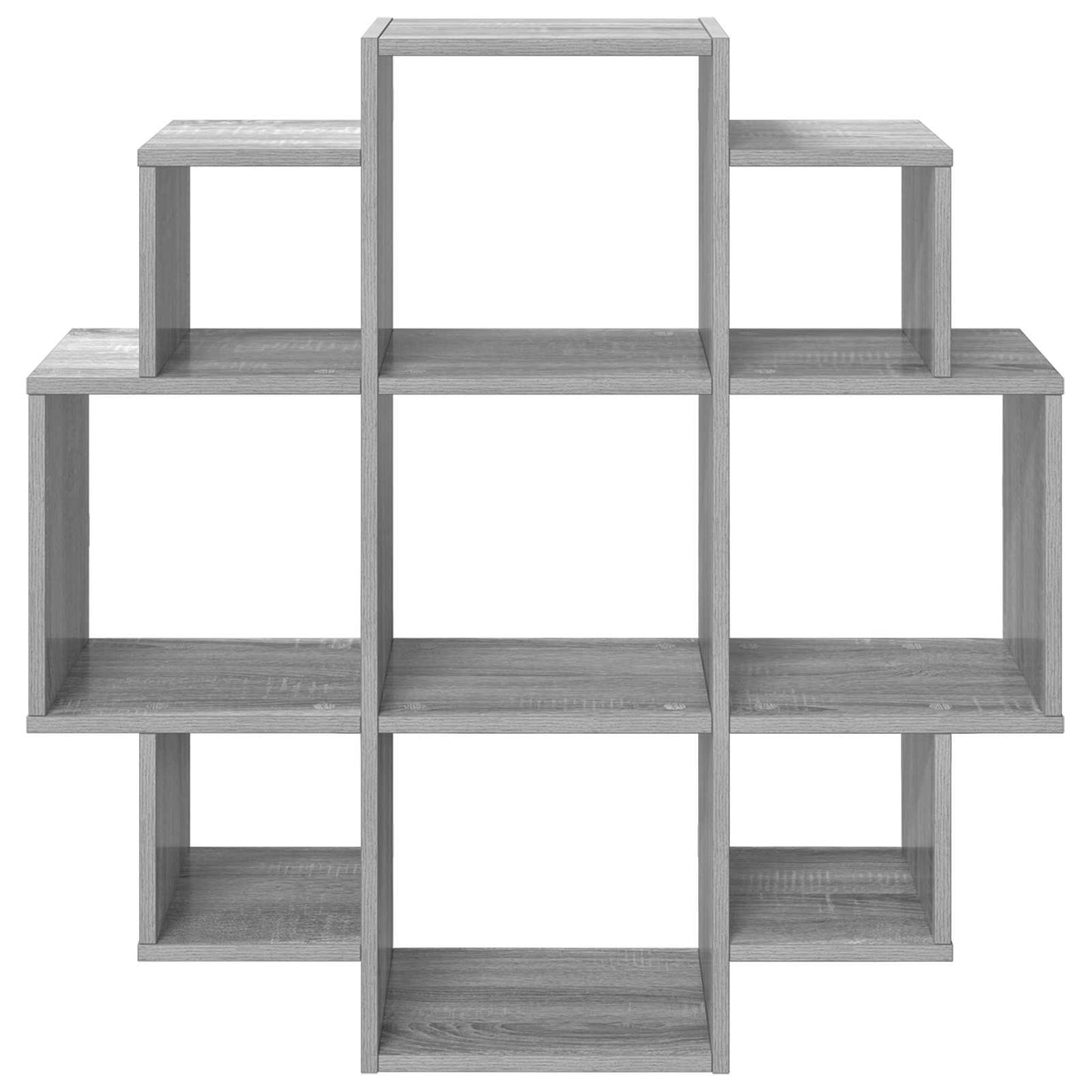 vidaXL Wall Shelf Grey Sonoma 90 x 25 x 90 cm Engineered Wood