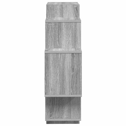 vidaXL Wall Shelf Grey Sonoma 90 x 25 x 90 cm Engineered Wood