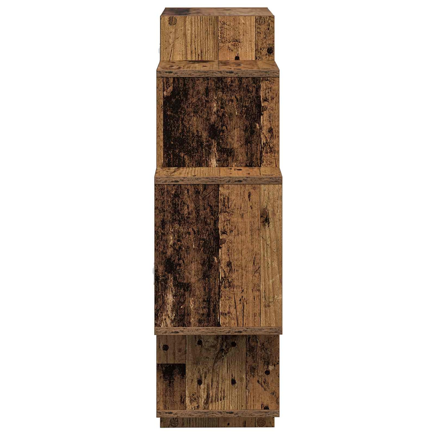 vidaXL Wall Shelf Old Wood 90 x 25 x 90 cm Engineered Wood