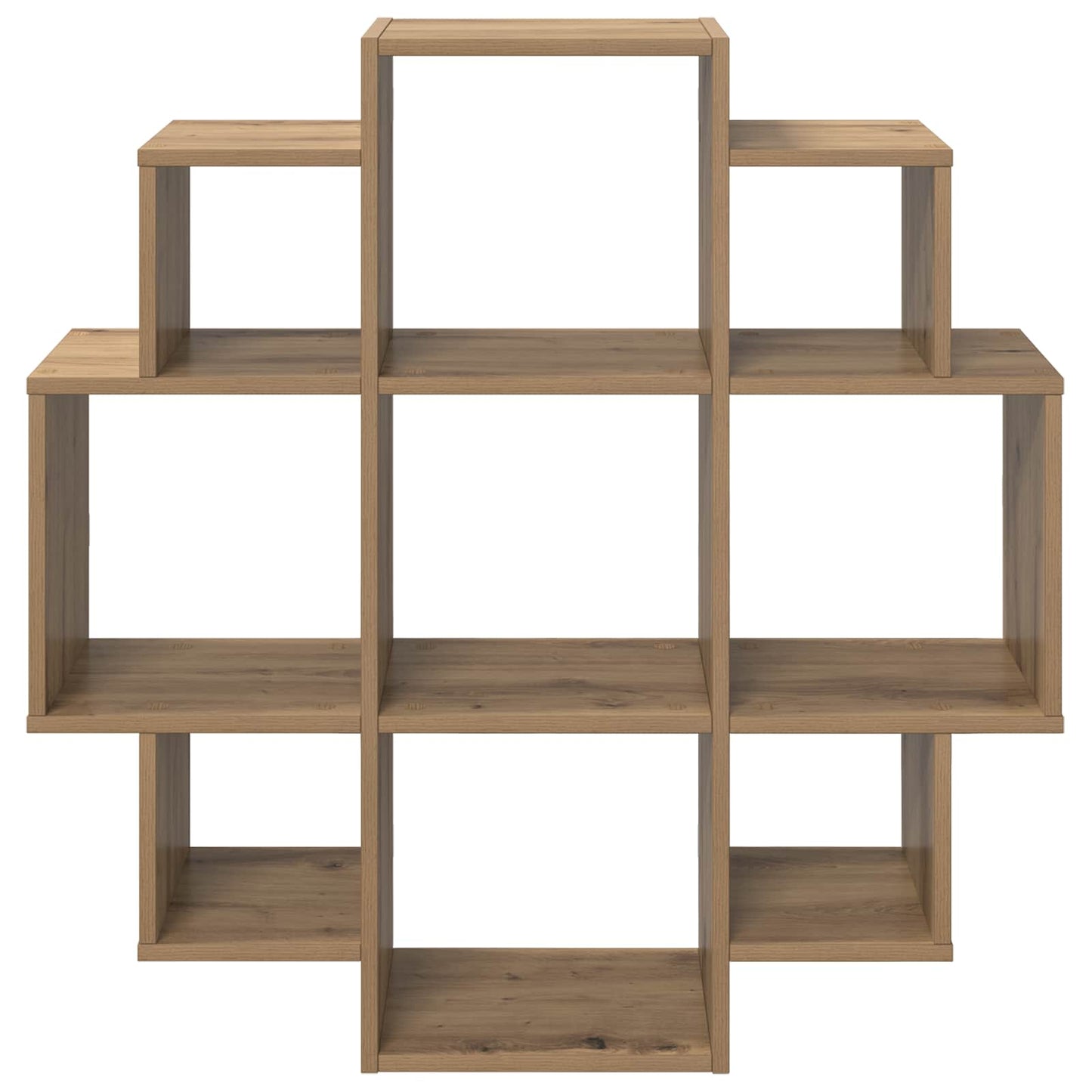 vidaXL Wall Shelf Artisan Oak 90 x 25 x 90 cm Engineered Wood
