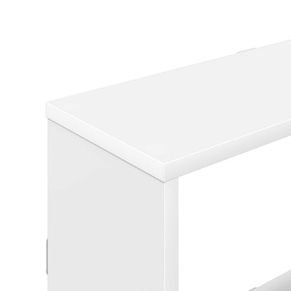 vidaXL Wall Shelf White 122 x 18 x 60 cm Engineered Wood