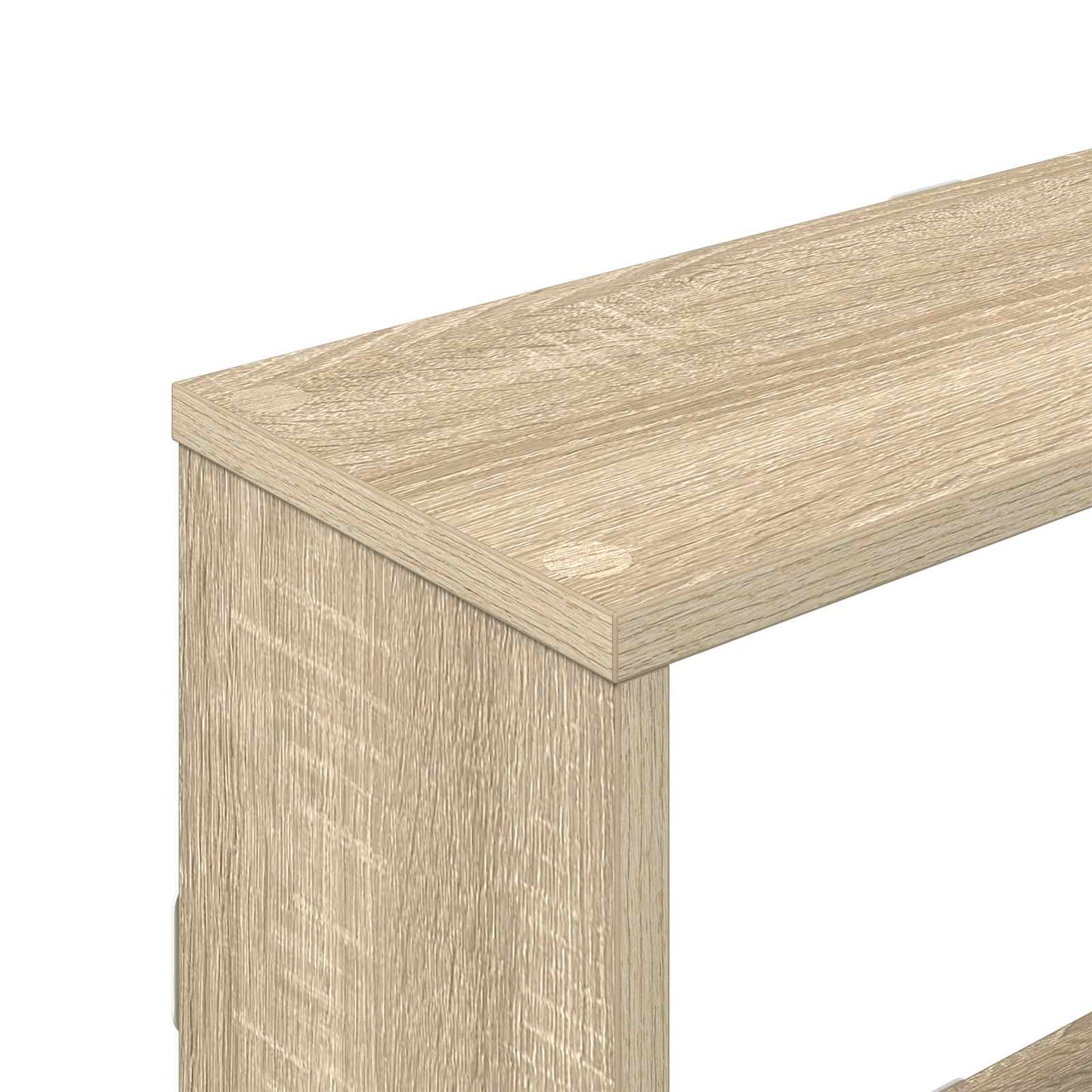 vidaXL Wall Shelf Sonoma Oak 122 x 18 x 60 cm Engineered Wood